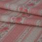 Preview: Dekostoff Leinenlook Landhausstil Romantik Rosen rosa